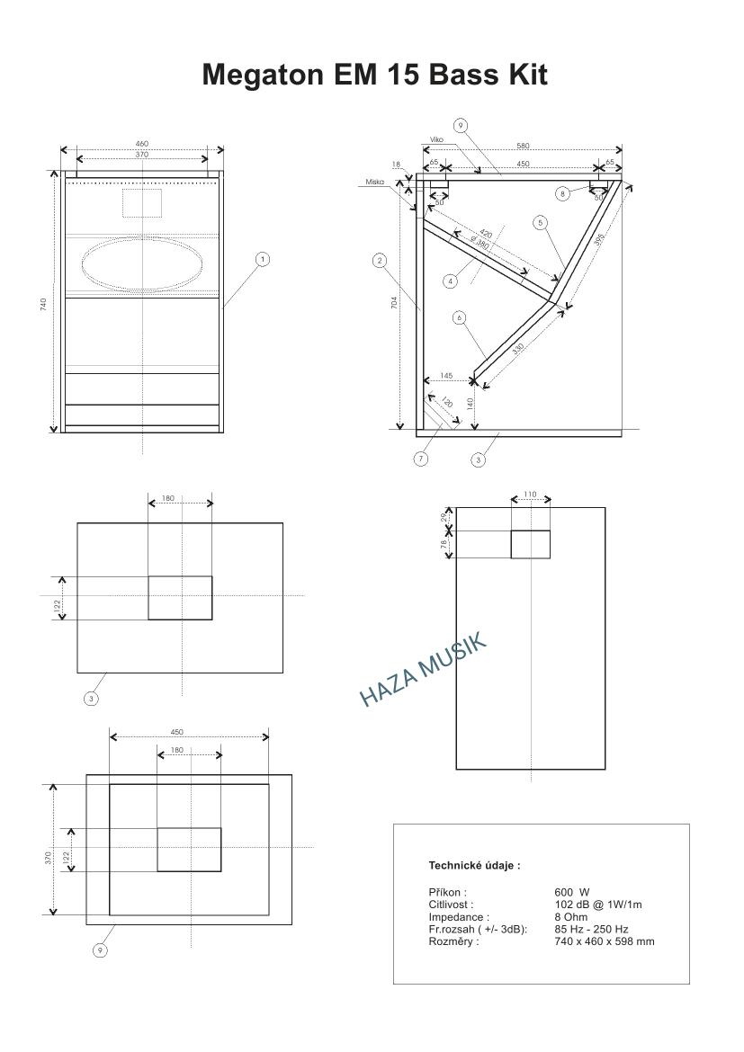 Box speaker model Megaton EM15inch lapangan jauh - HAZA MUSIK