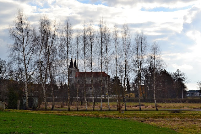 Babimost, świątynia, rzeka