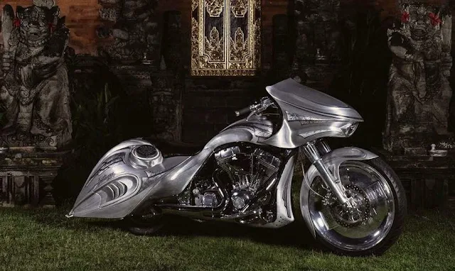 Modifikasi Harley Davidson Bagger Style Bali Indonesia