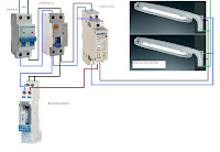 maniobra reloj horario mas contactor monofasico