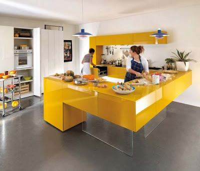 Top Yellow Kitchen Cabinets
