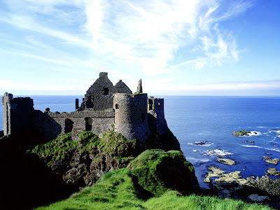 dunluce castle, county antrim, ireland