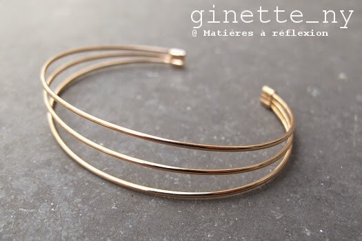 bracelet Ginette NY en or rose 18 carats