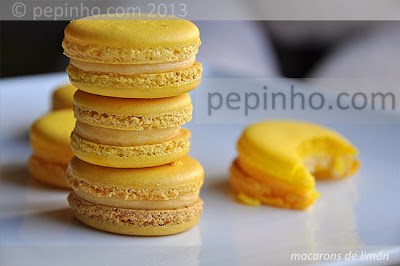 Macarons de limón