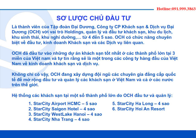 Starcity Nha Trang, chủ đầu tư