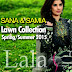 SANA SAMIA LAWN Collection 2015 by LALA