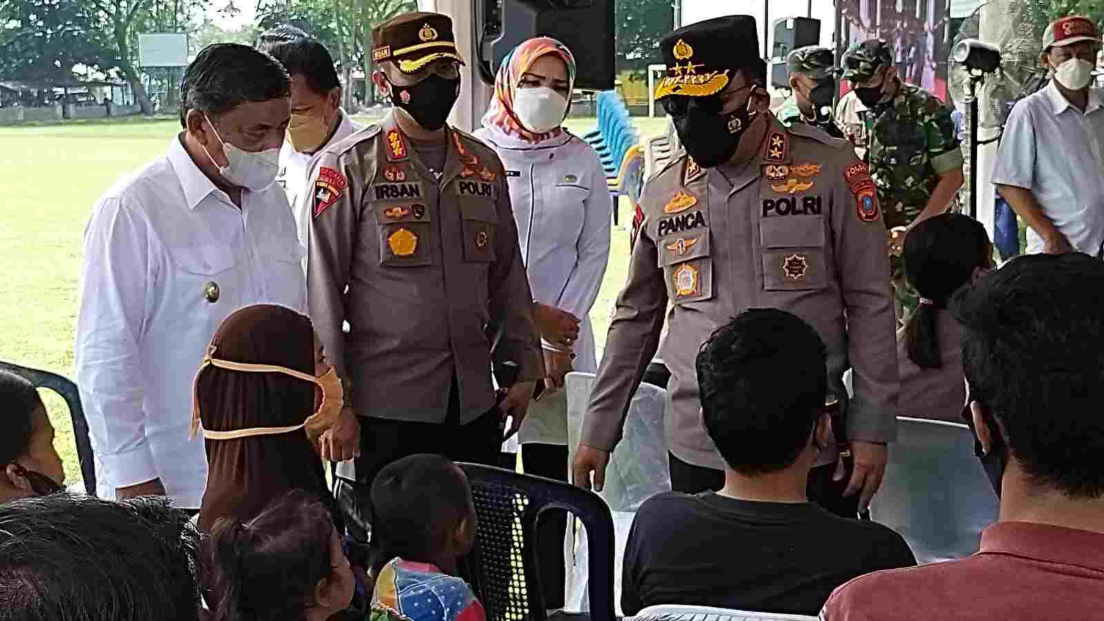 Percepat Vaksinasi, Kapoldasu Pantau Vaksinasi Polresta Deli Serdang Di Sunggal