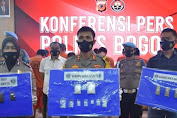 Sebanyak 14 Orang Tersangka Kasus Narkoba, Berhasil diungkap Oleh Satuan Reserse Narkoba Polres Bogor.
