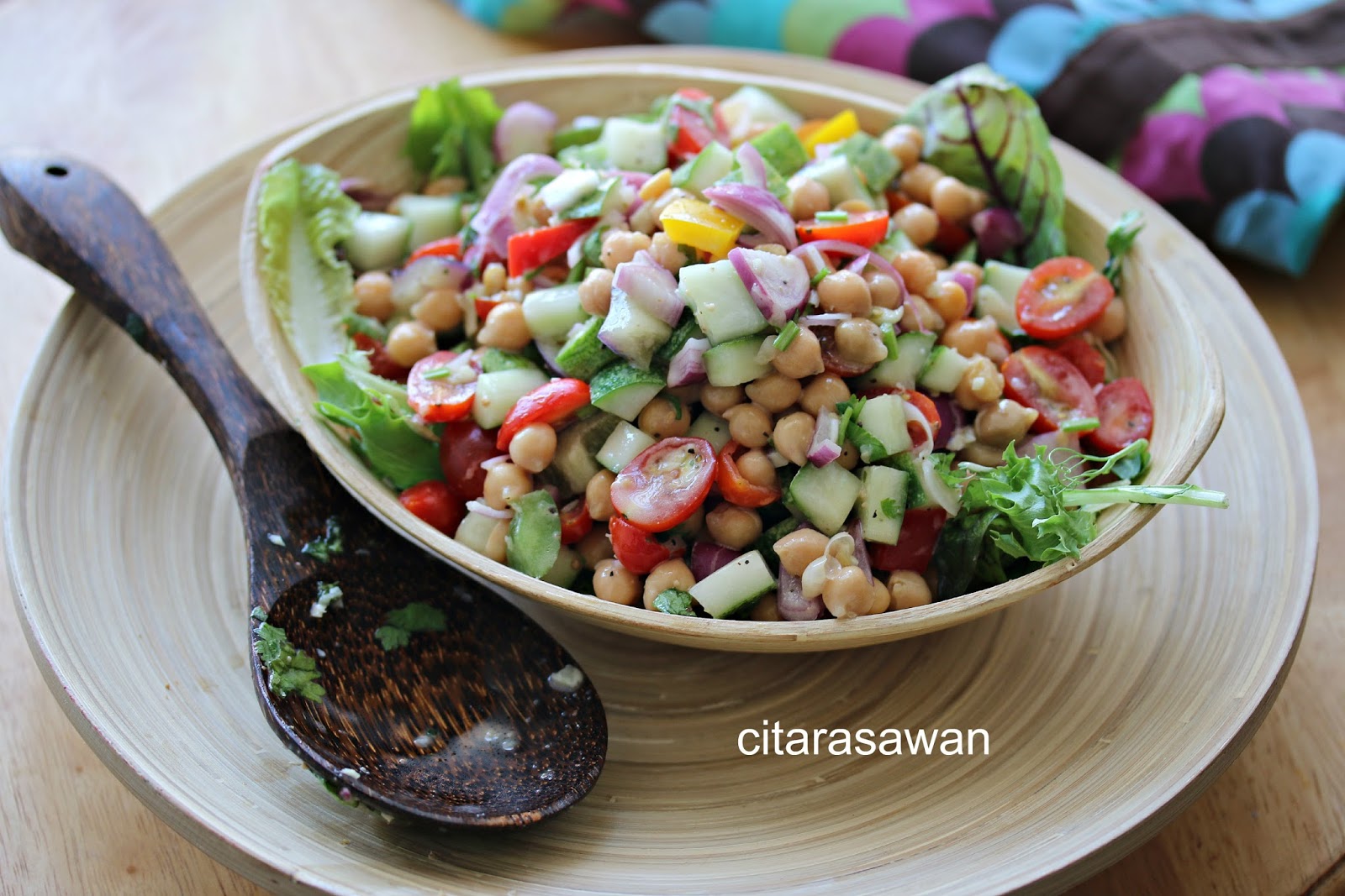Salad Kacang Kuda / Chick Peas Salad ~ Resepi Terbaik