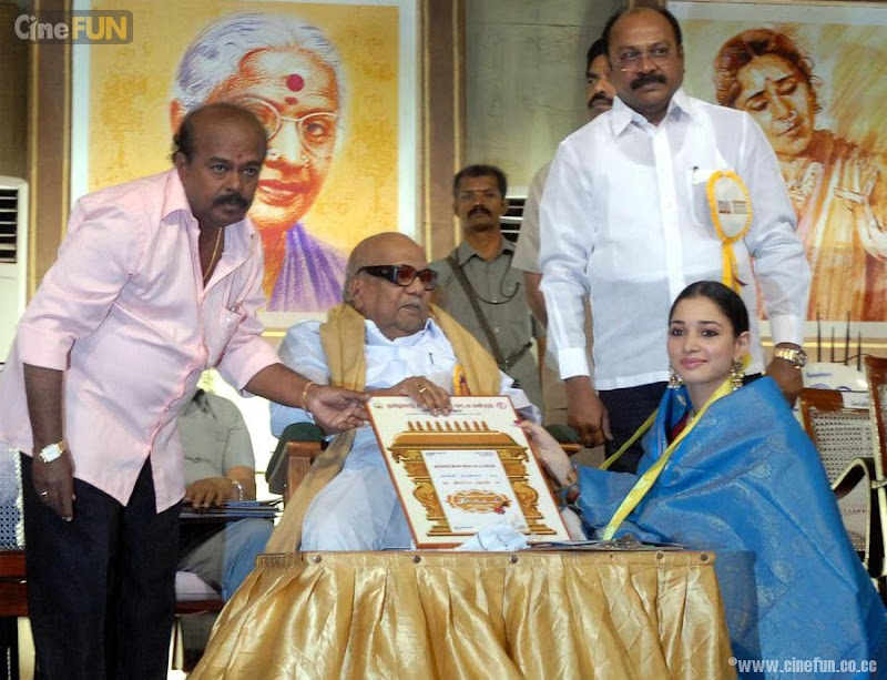 AnushkaAaryaTamanna at Kalaimamani Awards Stills gallery