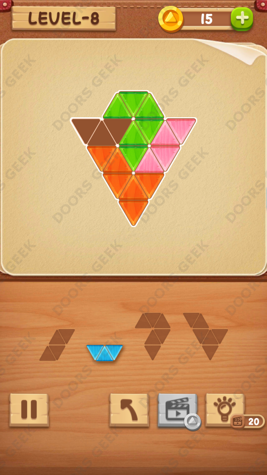 Block Puzzle Jigsaw Rookie Level 8 , Cheats, Walkthrough for Android, iPhone, iPad and iPod