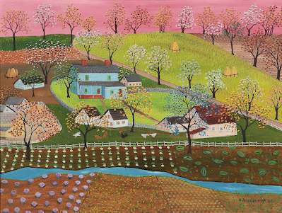Streeter Blair, Spring landscape (1965)