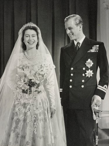 Princess Elizabeth and Prince Philip married