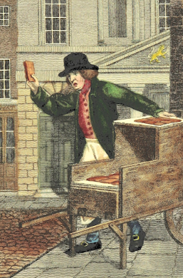 Hot spiced gingerbread from Modern London by R Phillips (1804)