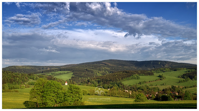 Okolice Oleśnic w Górach Orlickich przy granicy polsko-czeskiej
