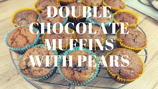 muffin doppio cioccolato pere ricetta