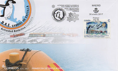 sobre, sello, base antártica