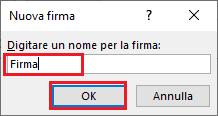 Outlook, Nome firma