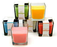 MiKeRa Scented Natural Soy Candle in Square Glass - Tropical Delights