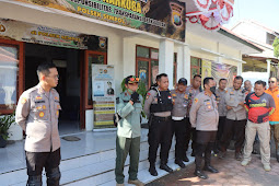 Kapolres Bondowoso AKBP. Wimboko, SIK Meninjau Langsung Kondisi Gunung Ijen