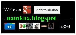 google plus badge dark