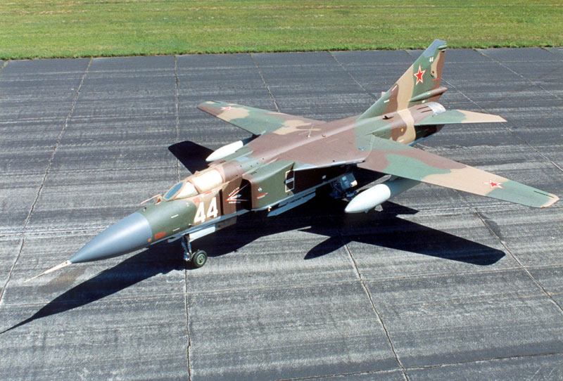 MiG-23 Flogger Single Engine Rusian jet fighter