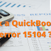 How do I fix a QuickBooks error 15104?