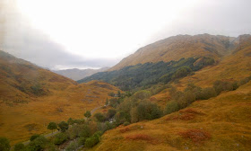 Hills scarred by glaciers Hills scarred by glaciers