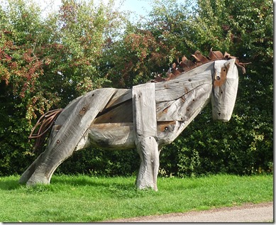 1 wooden horse at Natwich
