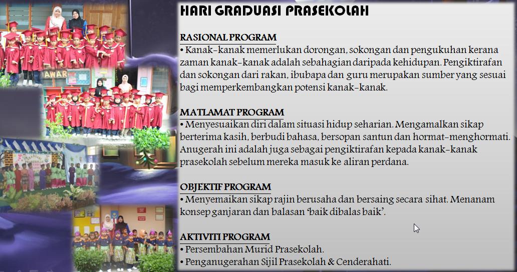 Prasekolah SK.LKTP Sungai Koyan: HARI GRADUASI PRASEKOLAH