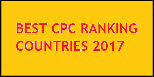 Best cpc ranking countries 2017 ,Google adsense, google.com, googleadsense.com,