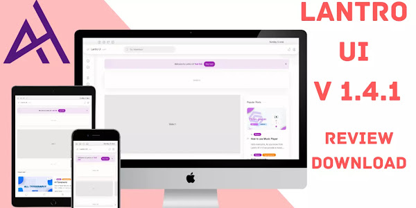 Lantro ui Blogger Template  Free Download | Review