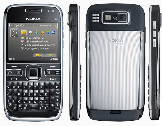 of Nokia e72:-