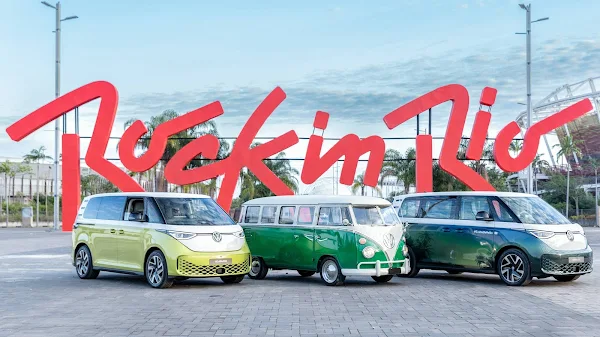 VW ID Buzz: Kombi está no stand da marca no Rock in Rio