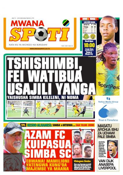 Magazeti Ya Leo JUMATANO - Tanzania Today Newspaper 15, May 2019