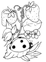 joaninha para colorir - ladybug outline