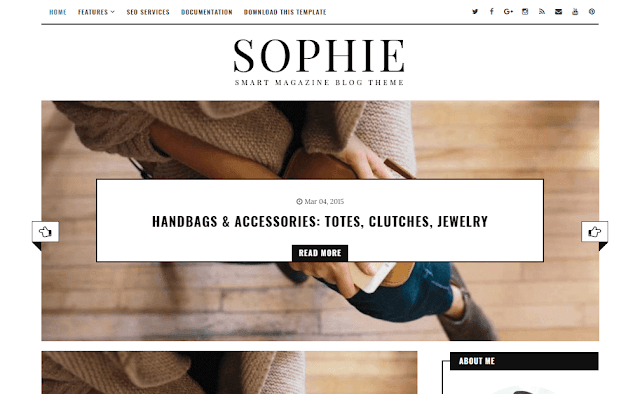 Sophie Blogger Template