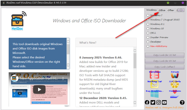 Windows ISO downloader tool