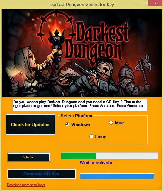 Darkest Dungeon generator key hack trainercheat