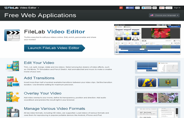 filelab tool to edit your videos online أدوات للتعديل على الفيديوهات