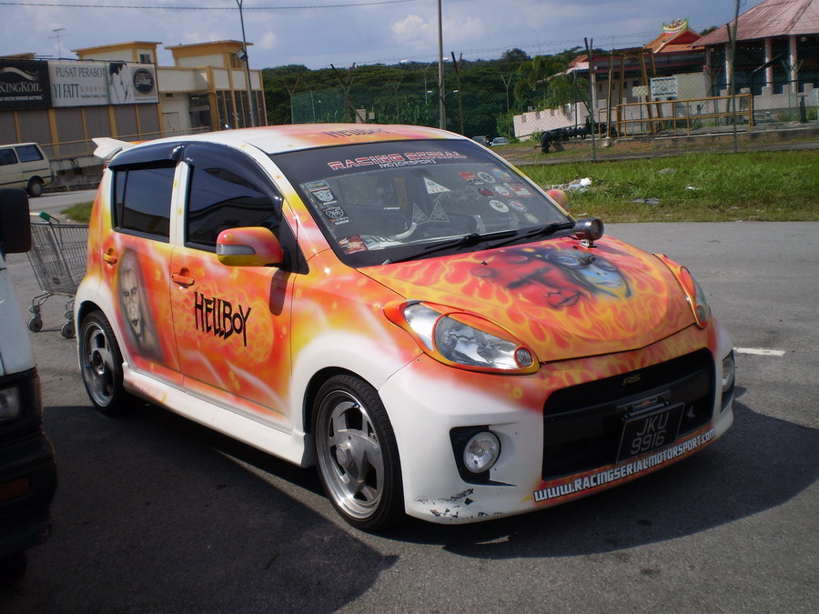 Long's Photo Gallery: Myvi with Airbrush