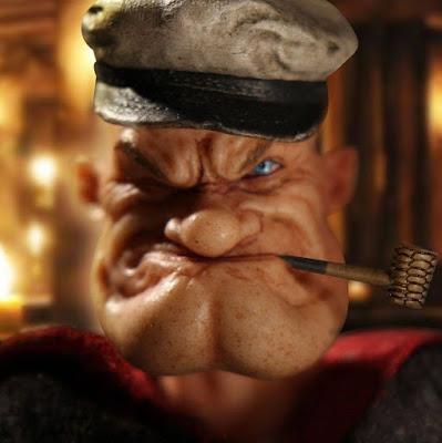 Mezco One12 Collective Popeye Figure, A Realistic One-Eyed Sailorman Action Figure
