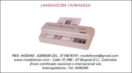 LAMINADORA TAIWANESA