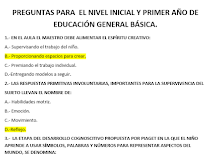 Simulador pruebas para Nivel Inicial y Primer Año de Educación General Básica