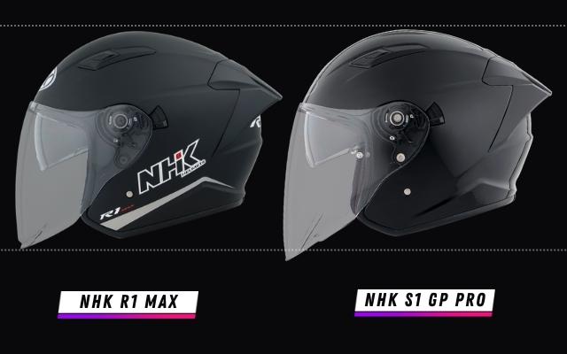 perbedaan panjang visor helm nhk r1 max vs s1 gp pro