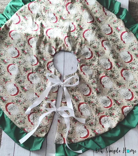 free christmas tree skirt pattern