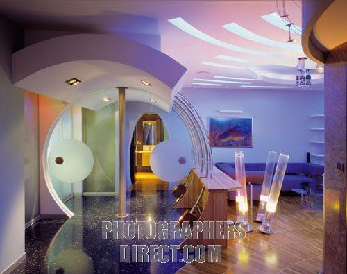 Modern apartment interiors 3D design rendering