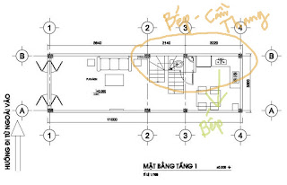 bố trí mặt bằng nhà phố hợp với phong thủy