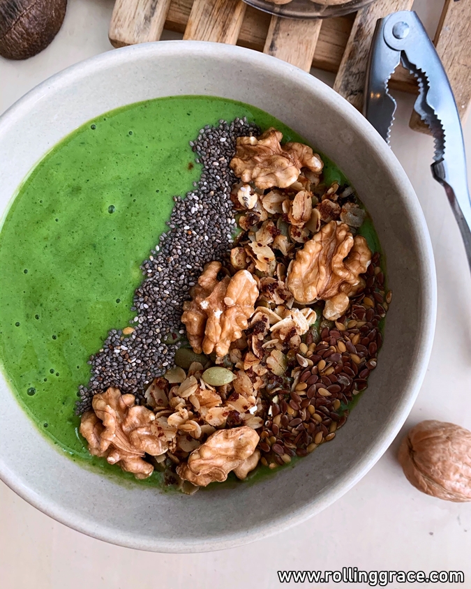 green smoothie bowl recipe