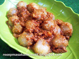 resep cilok isi abon bumbu kacang